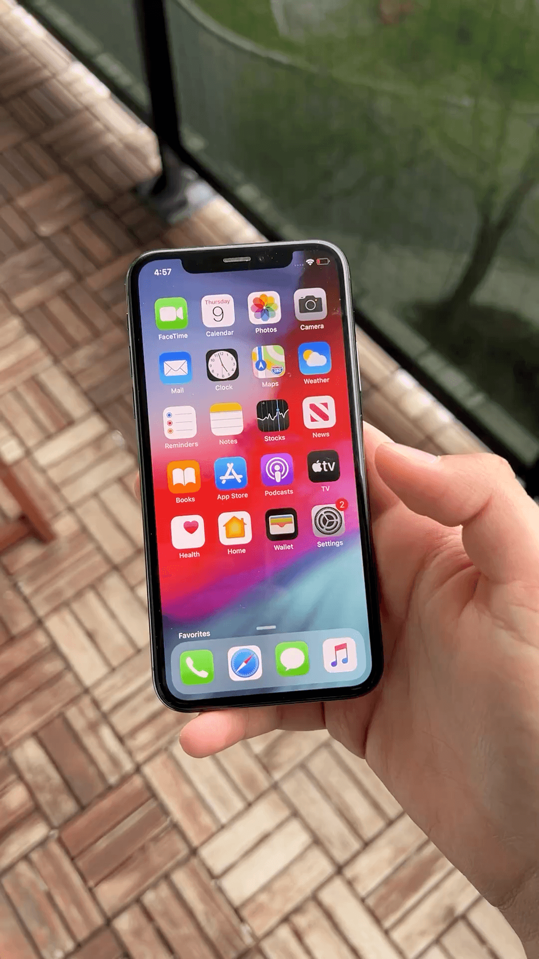 iOS dock concept